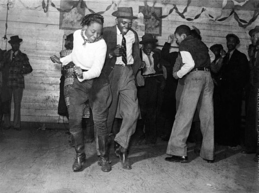 Marion Post Wolcott. Jitterbugging in Negro juke joint, Saturday evening, outside Clarksdale, Mississippi. November 1939. library of congress